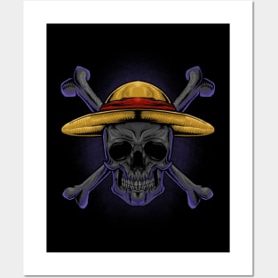 Skull Pirate Posters and Art